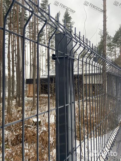 Забор из Гиттер 3Д 5 мм. 1.7 метра