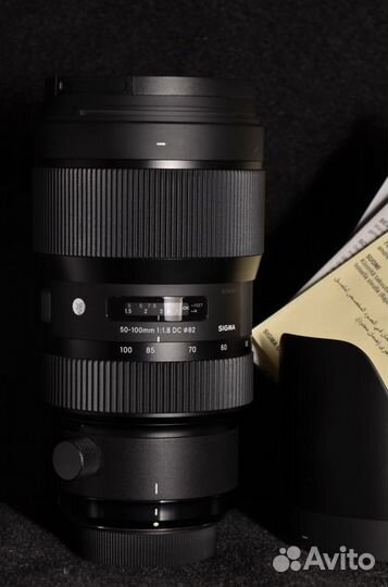 Sigma ART 50-100 1.8 nikon f на кроп
