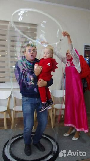 Шоу мыльных пузырей