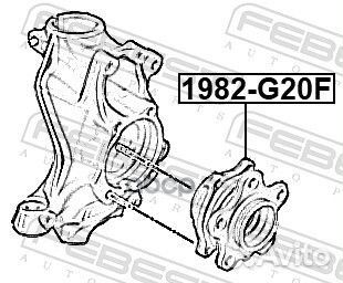 Ступица передняя 1982G20F Febest