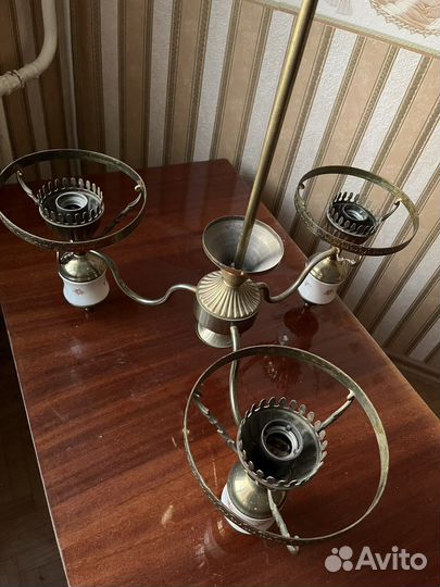 Люстра Румыния 70х без плафонов