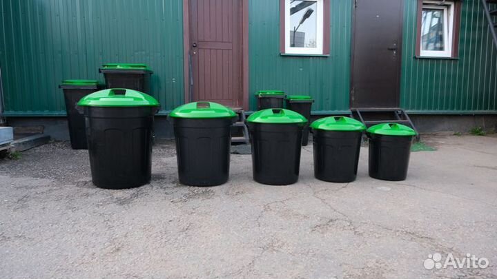 Бак под мусор 50 литров с крышкой арт.1912