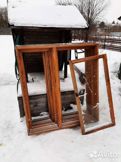 Окна материал бук б/у