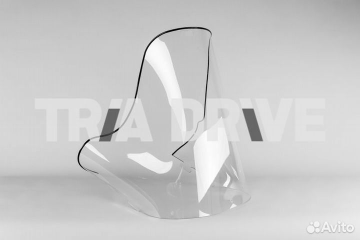 Стекло для снегохода Polaris Widetrak LX 63см,3мм