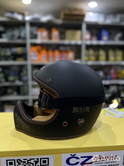 Шлем Black Rider BR-52 Black Matt