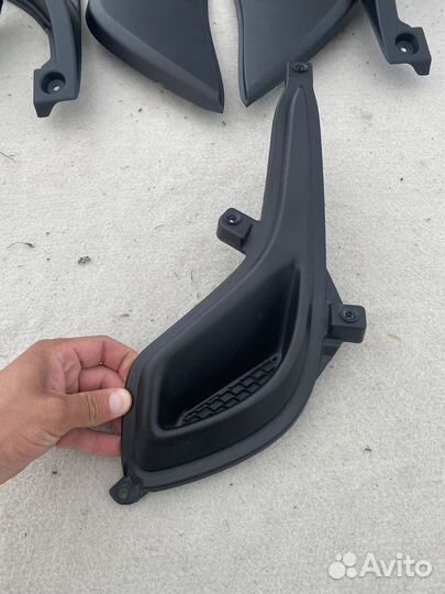 Заглушка противотуманки Hyundai Solaris 1