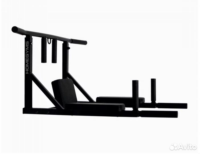 Настенный турник 3 в 1 черного цвета новый