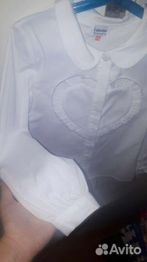 Школьная блузка 128