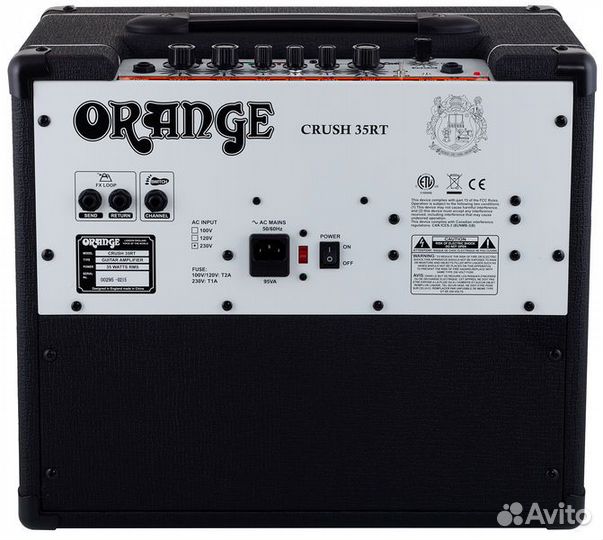 Комбо усилитель Orange crush bass 50 BK