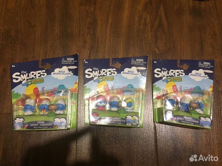 Игрушки смурфики