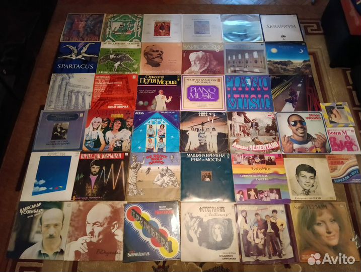 Виниловые пластинки разные