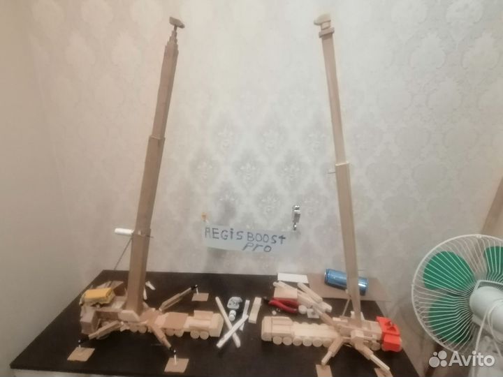 Модели автокранов из дерева