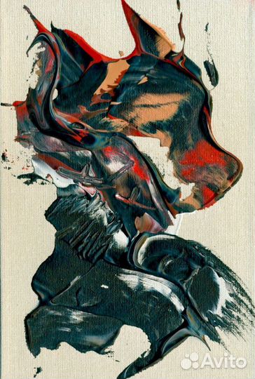 Картина акрилом на холсте, современное искусство