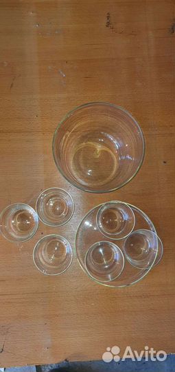 Крюшонница стеклянная, времен СССР