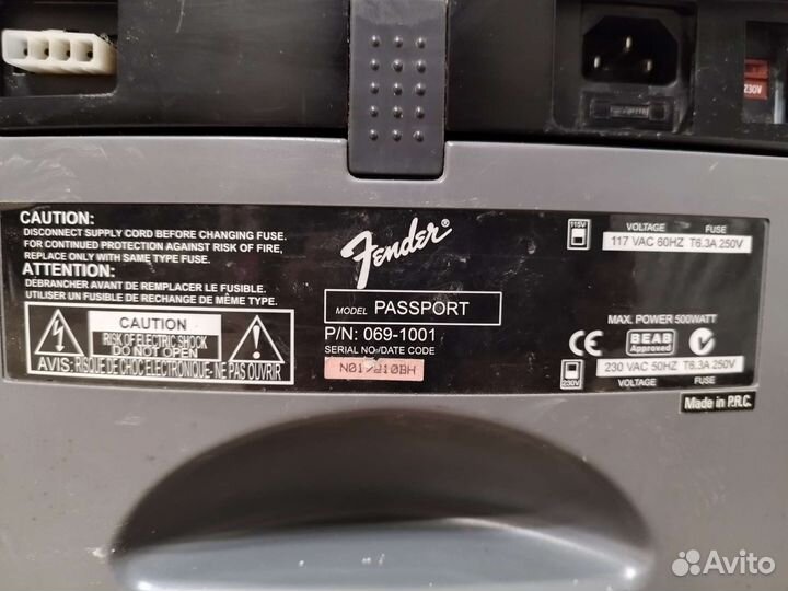 Фендер усилитель с микшерным пультом