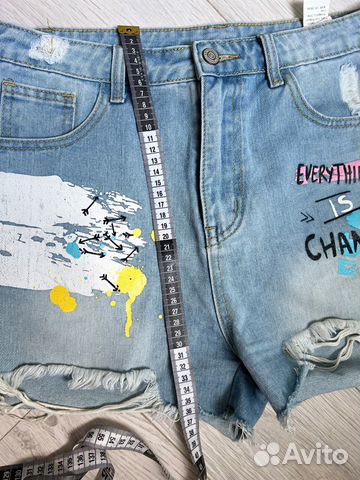 Шикарные женские джинсовые шорты S объявление продам