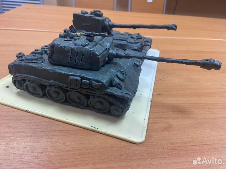 Танк пластилиновый