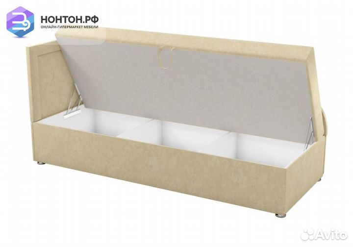 Детский диван Дюна микровельвет бежевый