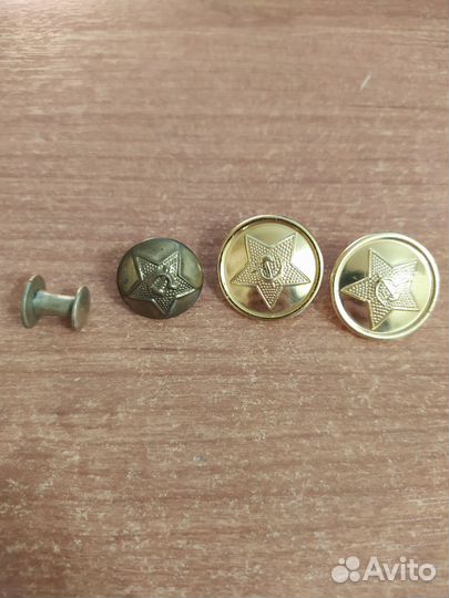 Запонки, зажим для галстука, пуговицы СССР