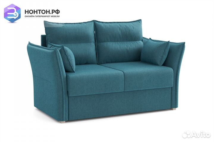 Диван 2-х местный Бруклин синий