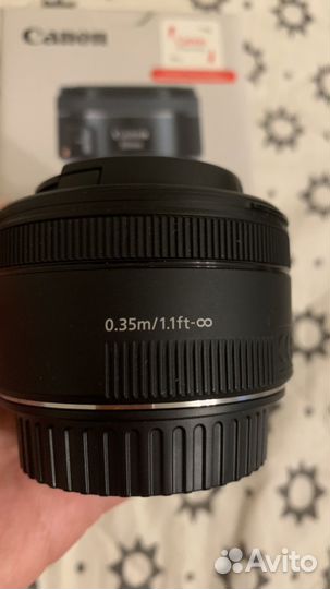 Объектив Canon EF 50мм 1.8 stm