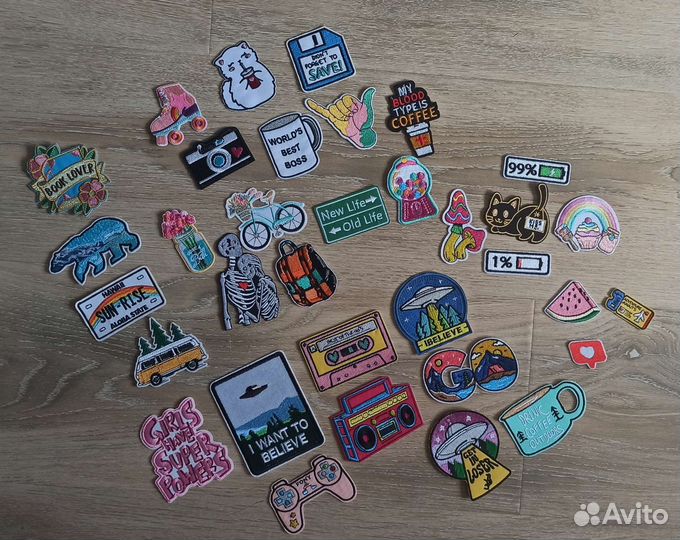 Нашивка патч на одежду рюкзак. Клеевая основа