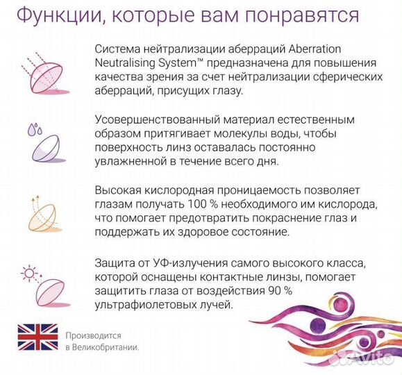 Контактные линзы новые