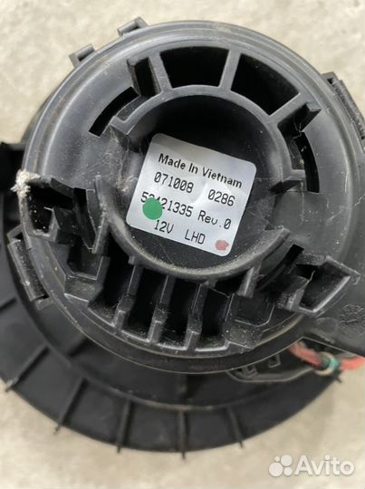 Вентилятор печки opel astra h