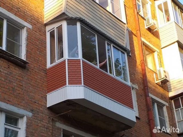 Балкон под ключ тула фото ремонт - Остекление балконов в Щекино Ремонт и строительство Услуги на Авито