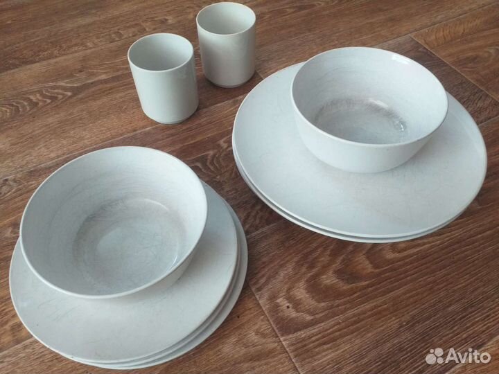 IKEA набор столовой посудыИкеа блюдца бокал пиалы