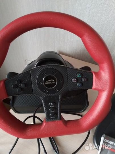 Игровой руль с педалями