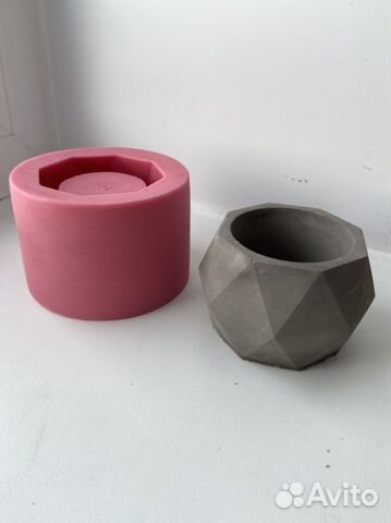 Силиконовая форма молд для бетона и гипса