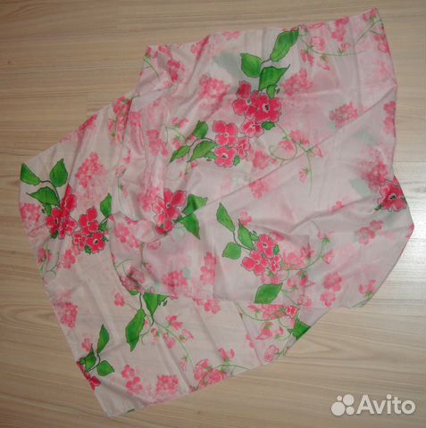 Палантин Антонио Моретти, из полиэстера, розово-зе