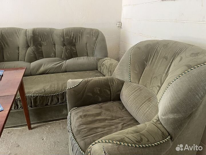 Диван с креслами бу