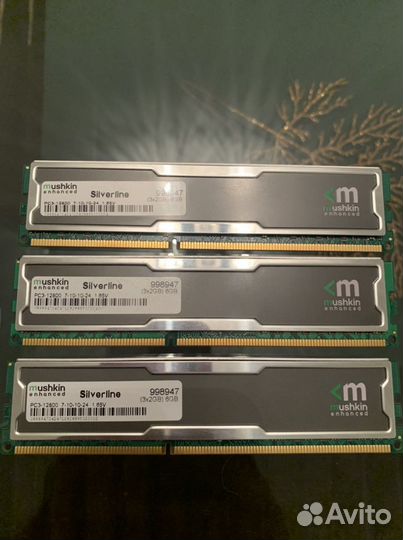 Оперативная память mushkin ddr3 6gb
