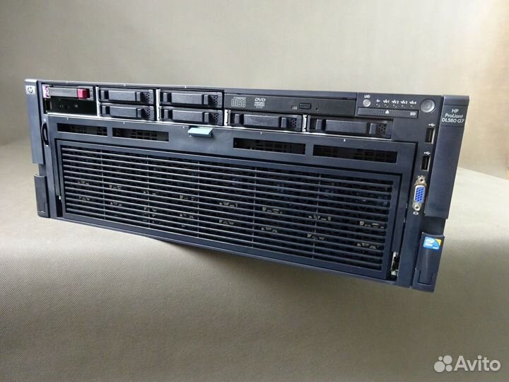 Сервер HP DL580 Gen7 4xE7-4870 / 32Gb ram