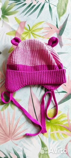 Шапка на весну 44-46 см