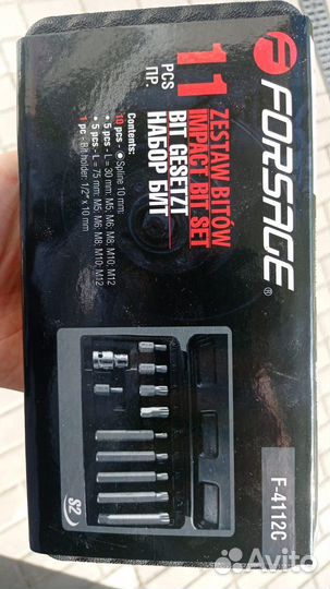 Набор бит spline с битодержателем,11 предметов