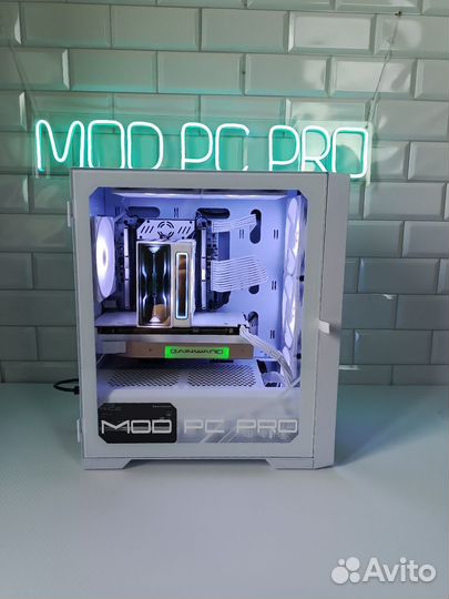 Белый игровой пк Intel