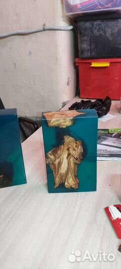 Изделия из эпоксидной смолы и дерева