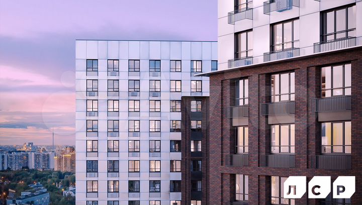 1-к. квартира, 41,1 м², 12/23 эт.