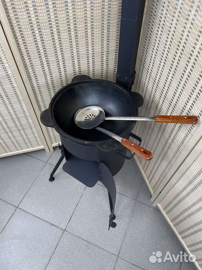 Печь для казана + казан 6 литров