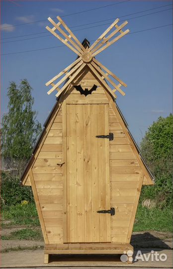 Уличный туалет с установкой