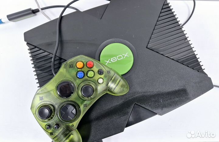 Xbox original black / геймпад / hdmi переходник