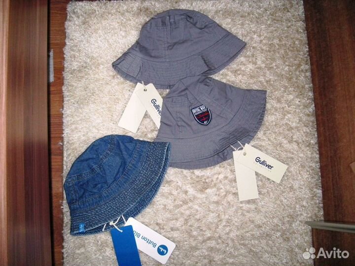 Панамы Гулливер и Батон Блу новые 52- 54 р