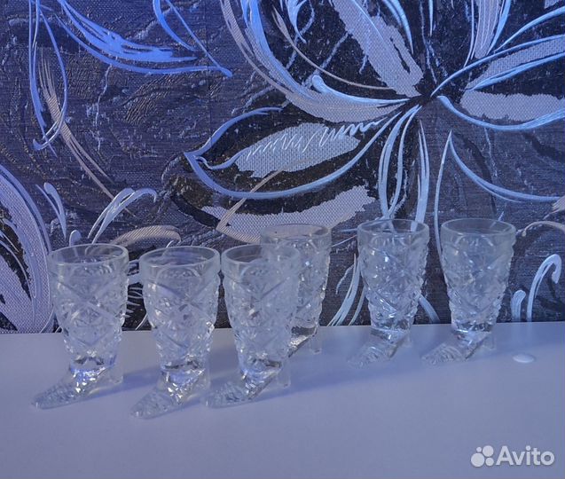 Стопки/ рюмки хрустальные