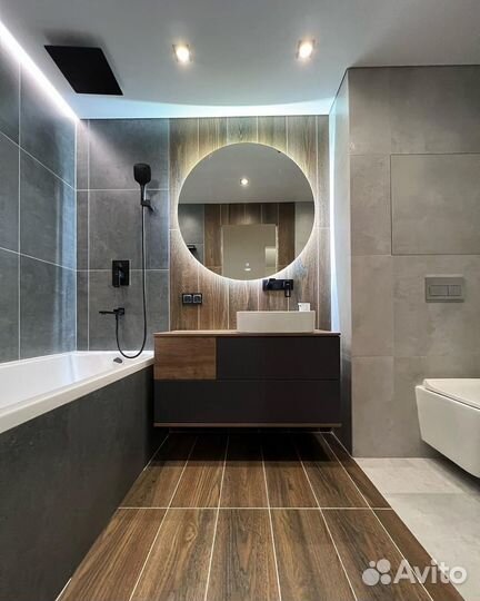 Ванная, туалет под ключ любой сложности