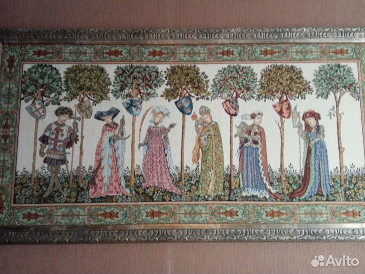 Французский гобелен замок Ла Манта