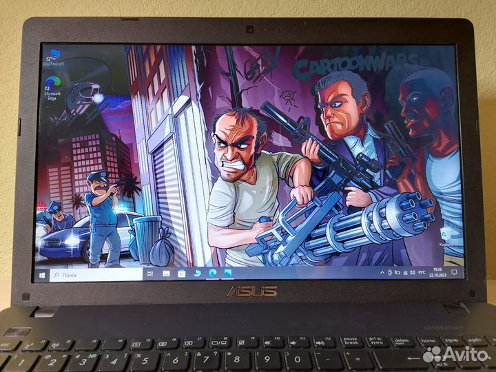 Игровой ноутбук asus Full HD/6gb/2видеокарты