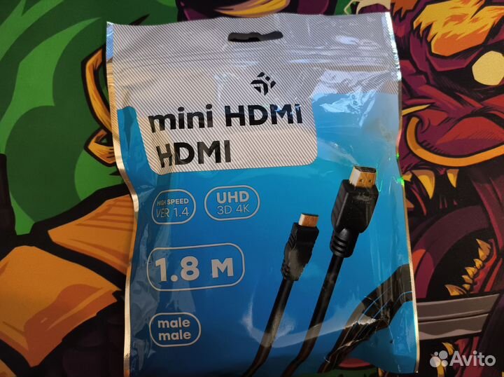 Комплект провод hdmi - hdmi mini + адаптер